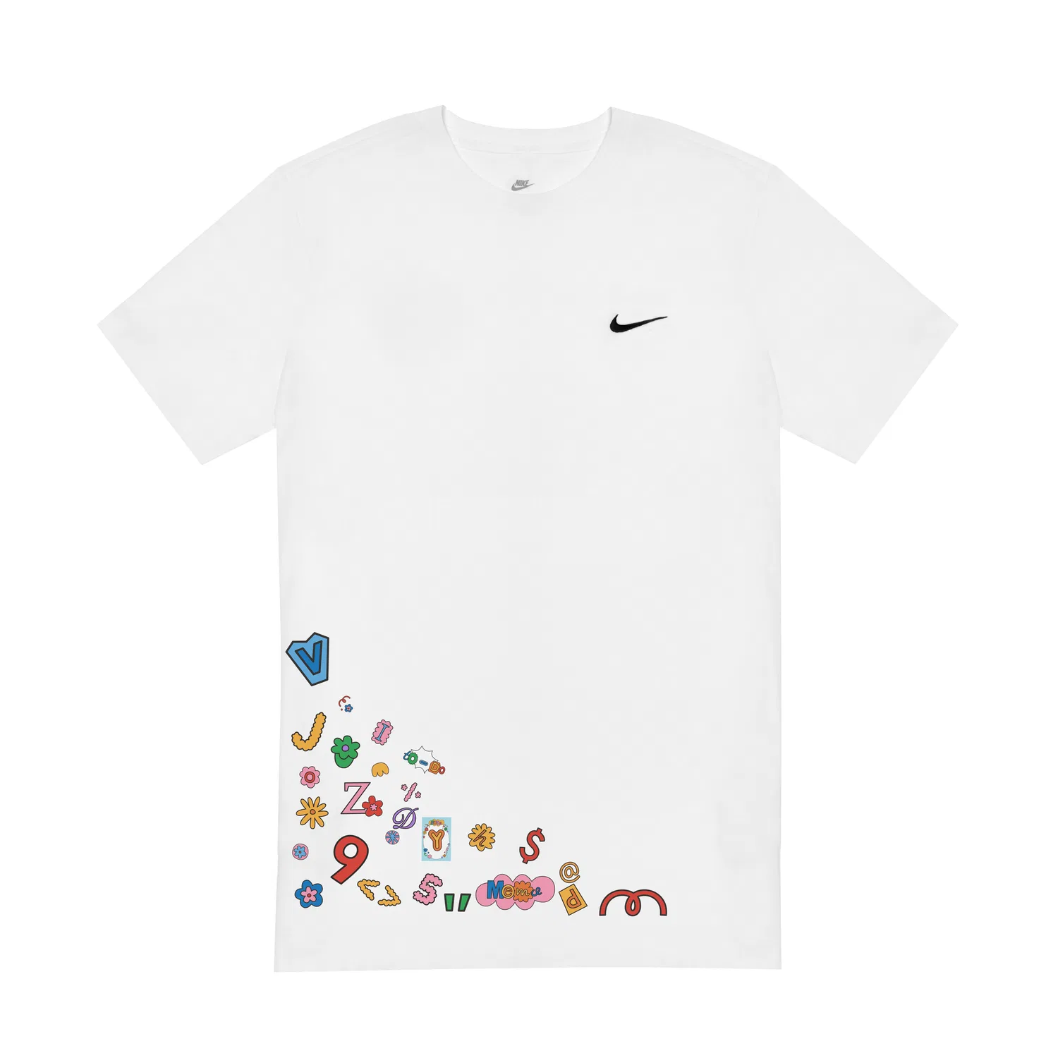 Детская футболка с принтом Sportswear Nike, White