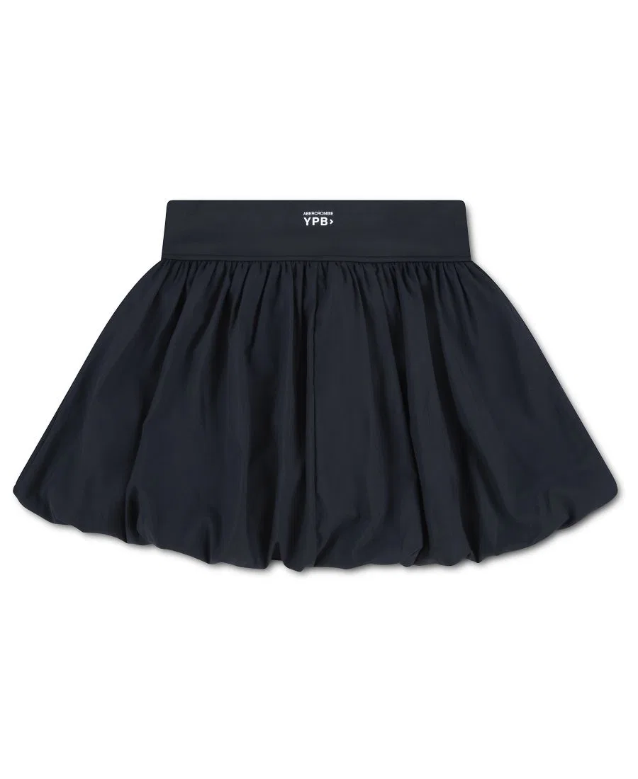 Юбка-шорты с эластичным поясом YPB abercrombie kids, Black Beauty — фото 2