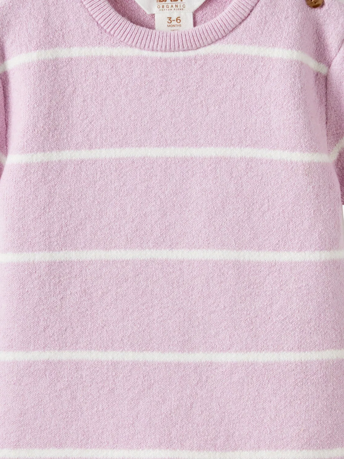 Комбинезон вязаный с полосками Cotton On, фиолетовый — фото 2