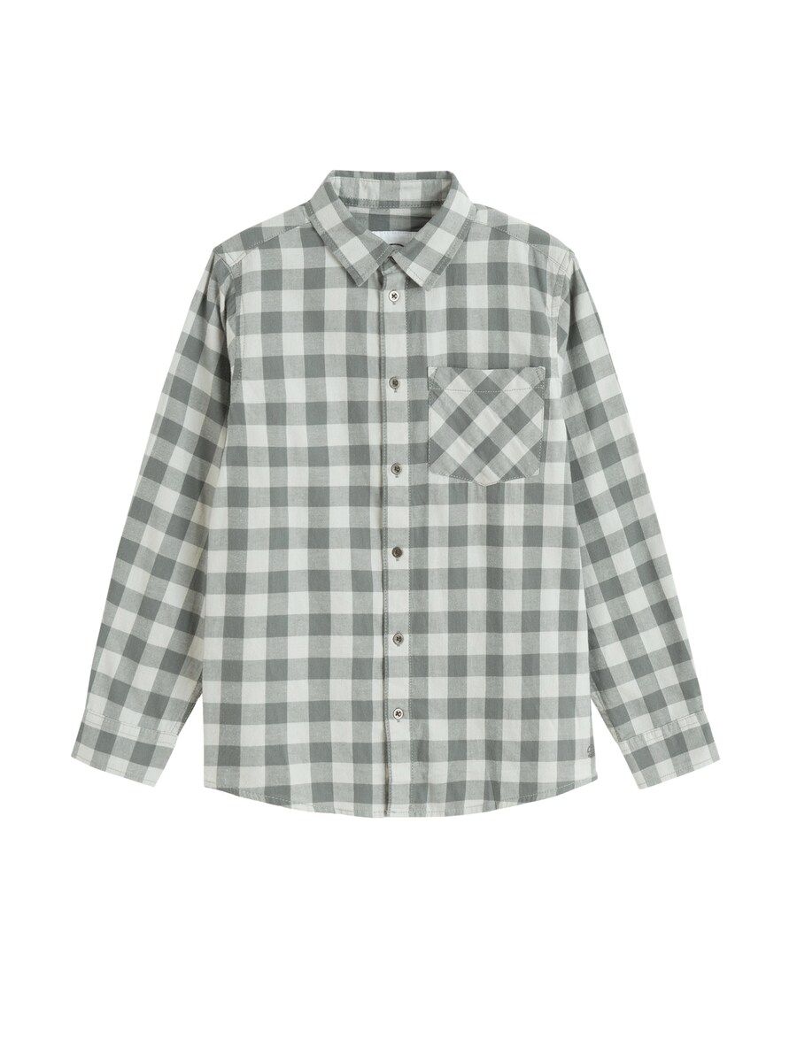 

Рубашка на пуговицах классического кроя Cool Club, пастельно-зеленый/темно-зеленый