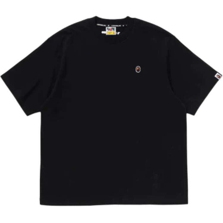 Футболка Bape One Point расслабленного кроя A BATHING APE, слоновая кость — фото 3