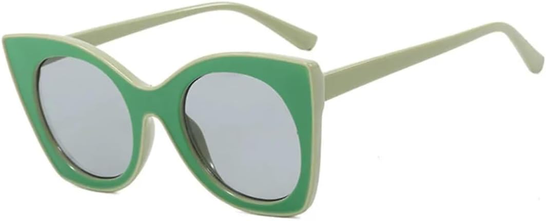 

Солнцезащитные очки Cat Eye Fashion Outdoor Drive для женщин, роскошные мужские солнцезащитные очки для спорта и путешествий с защитой от УФ-излучения UV400 VVTWSSW, Green Gray