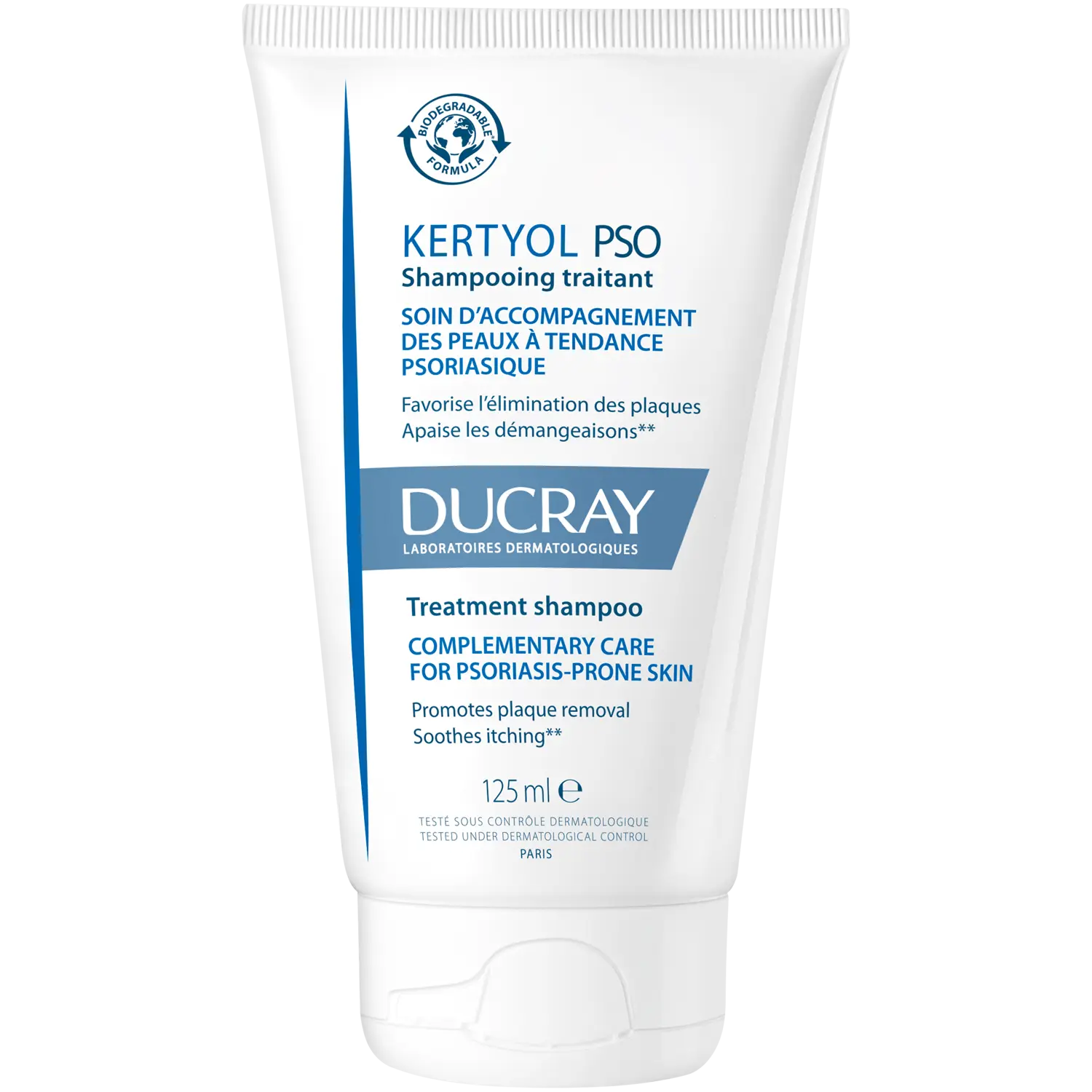 

Ducray Kertyol P.S.O. нормализующий шампунь для волос, 125 мл