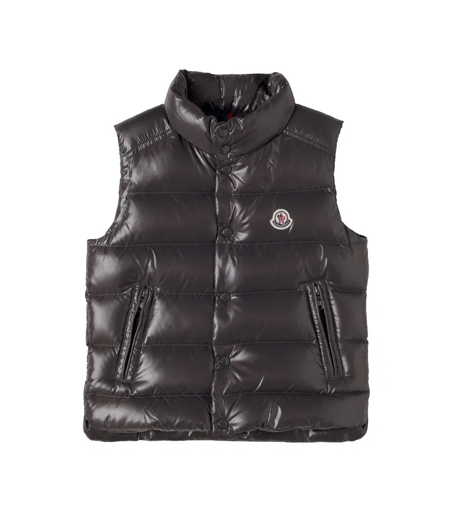 Жилет Tib down Moncler Enfant, серый