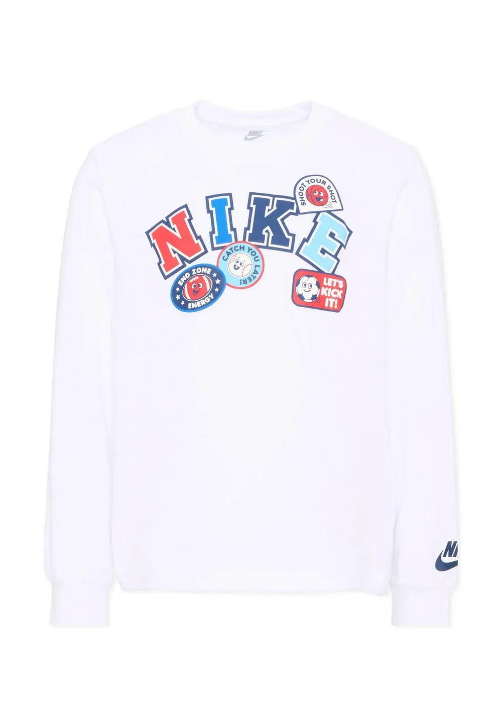 Футболка - топ с длинными рукавами Nike Sportswear, White