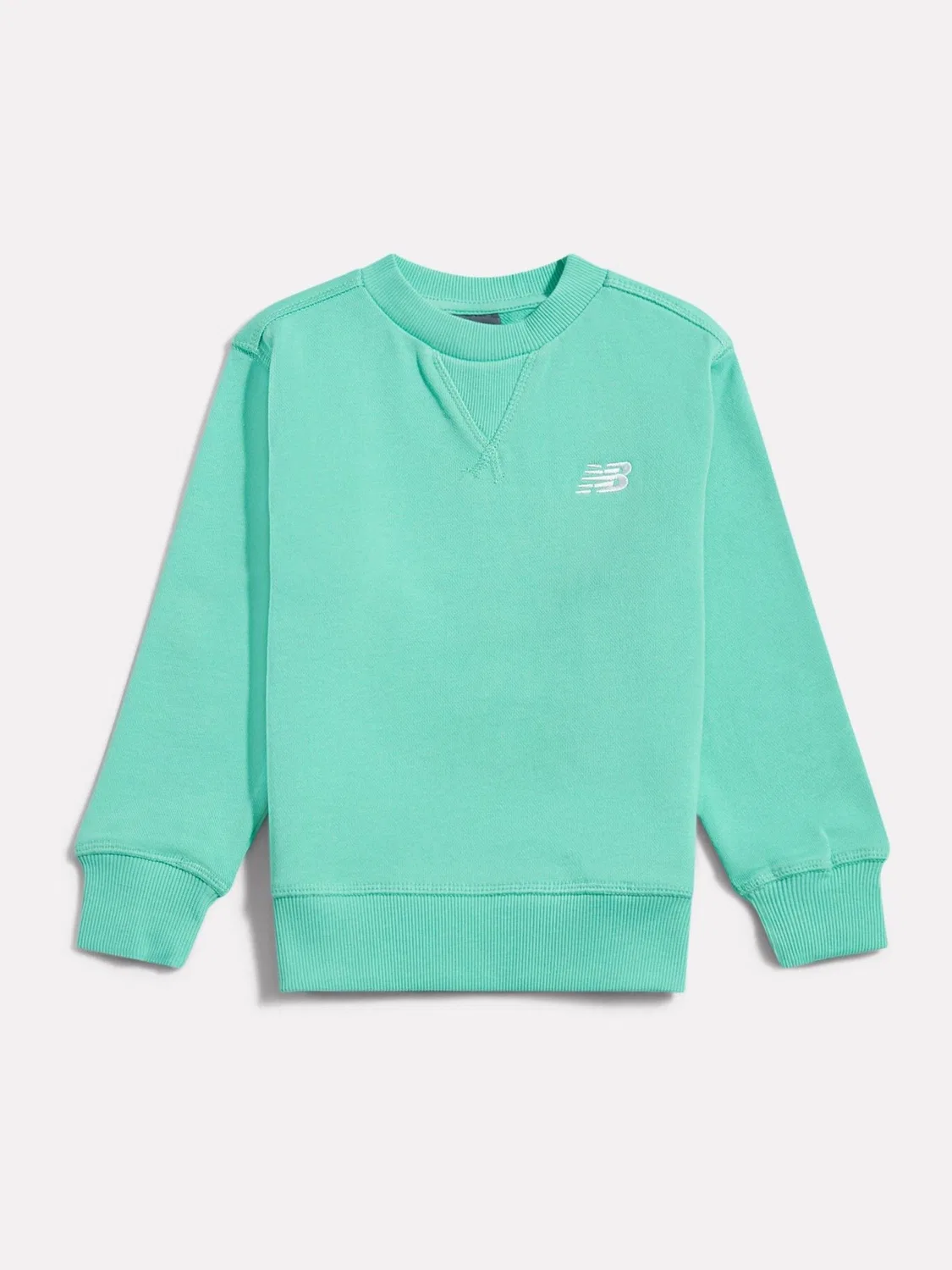 Свитшот с логотипом New Balance, зеленый