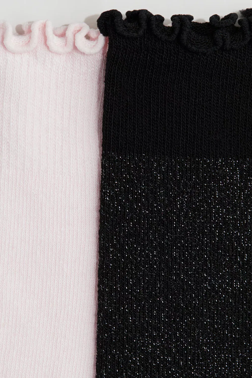 Комплект из 2 гольфов H&M, Hellrosa/Glitzer — фото 2