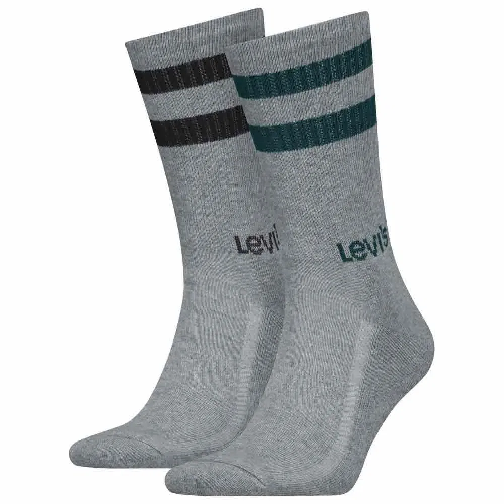 Женские носки с поддержкой свода стопы Sport Stripe Levi's, Grey
