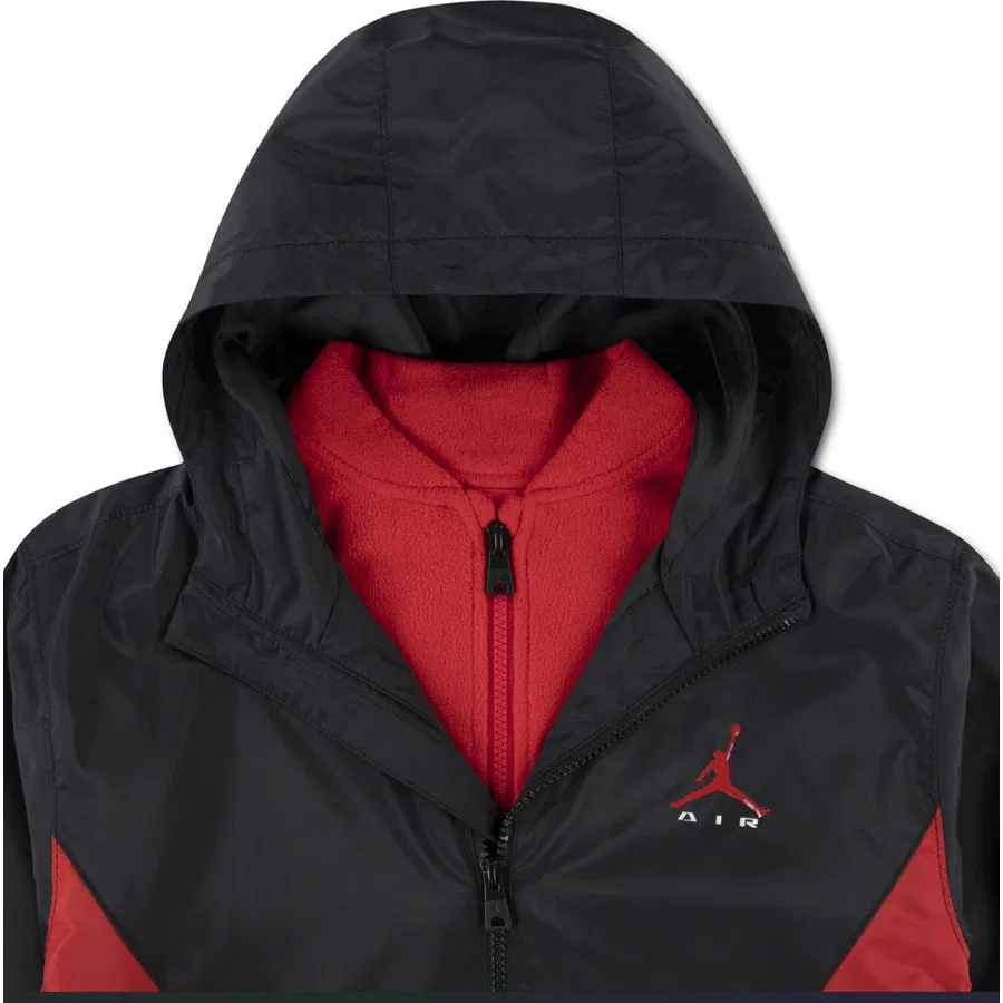 Детская куртка 3-в-1 Nike Jordan JDN 3 In 1 Systems Jacket, Черно-красный — фото 4