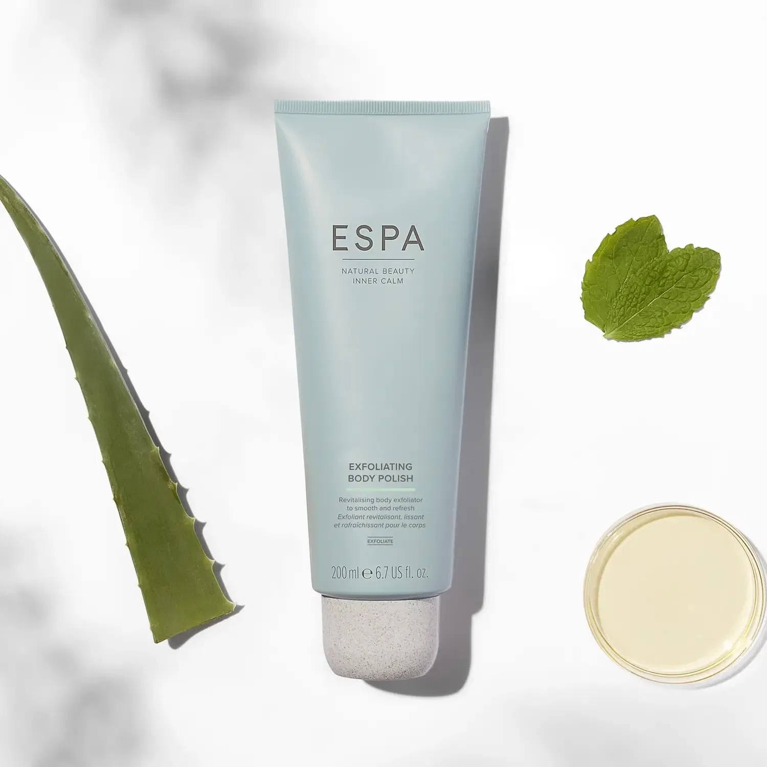 Скраб для тела отшелушивающий ESPA, 200 мл, Spearmint & Aloe Vera — фото 2
