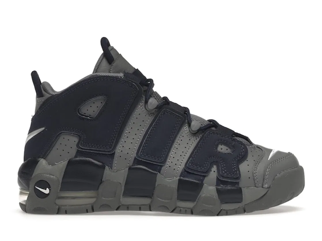 Детские кроссовки Lifestyle Nike Air More Uptempo 96, Cool Grey/White-Midnight Navy