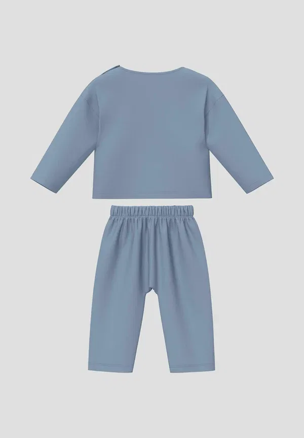 Брюки спортивные хлопок Set tracksuit bottoms S.Oliver, Blassblau — фото 2