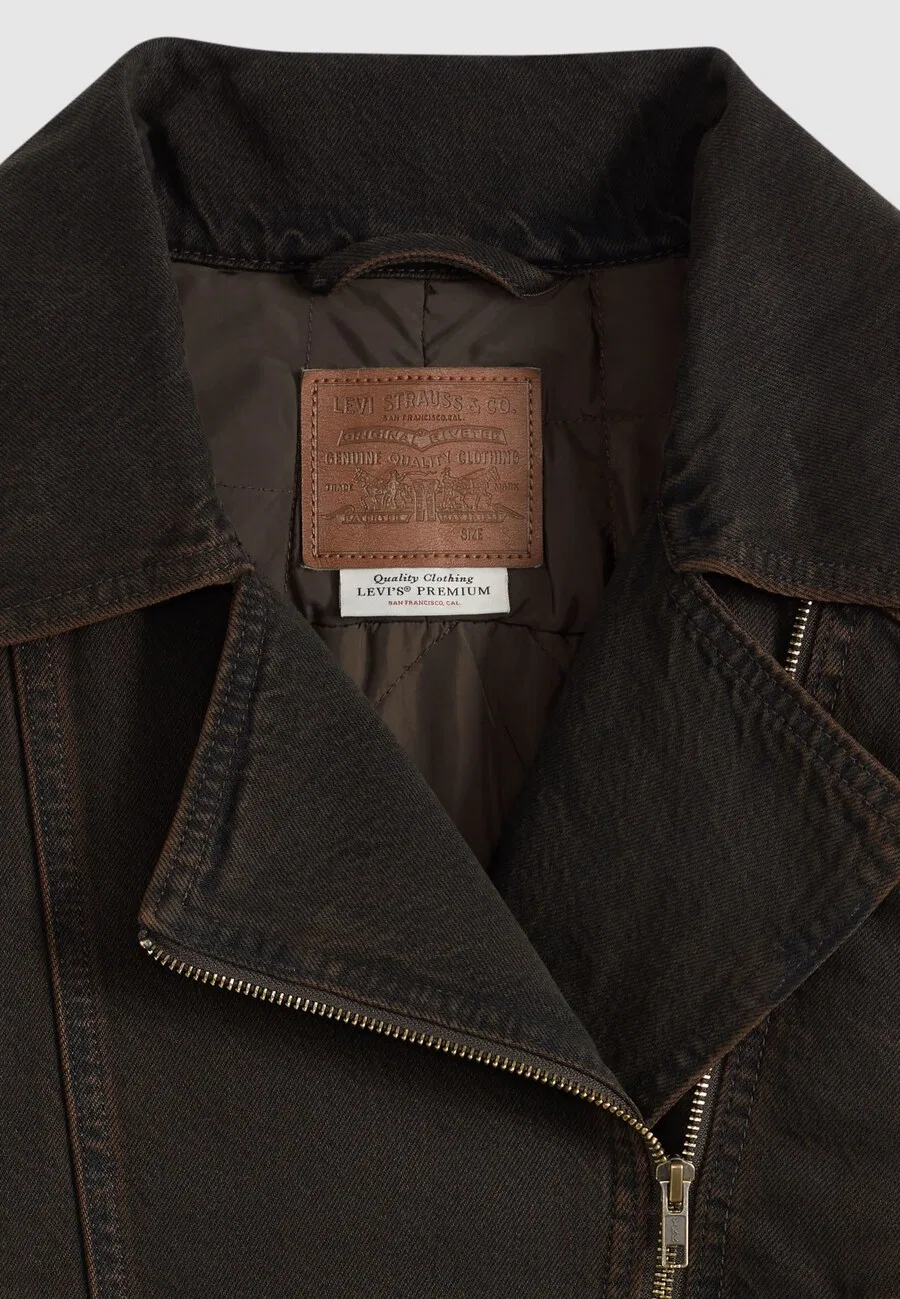 Куртка LEVI'S Between-Season Jacket '80s Bomber' темно-коричневого цвета — фото 3