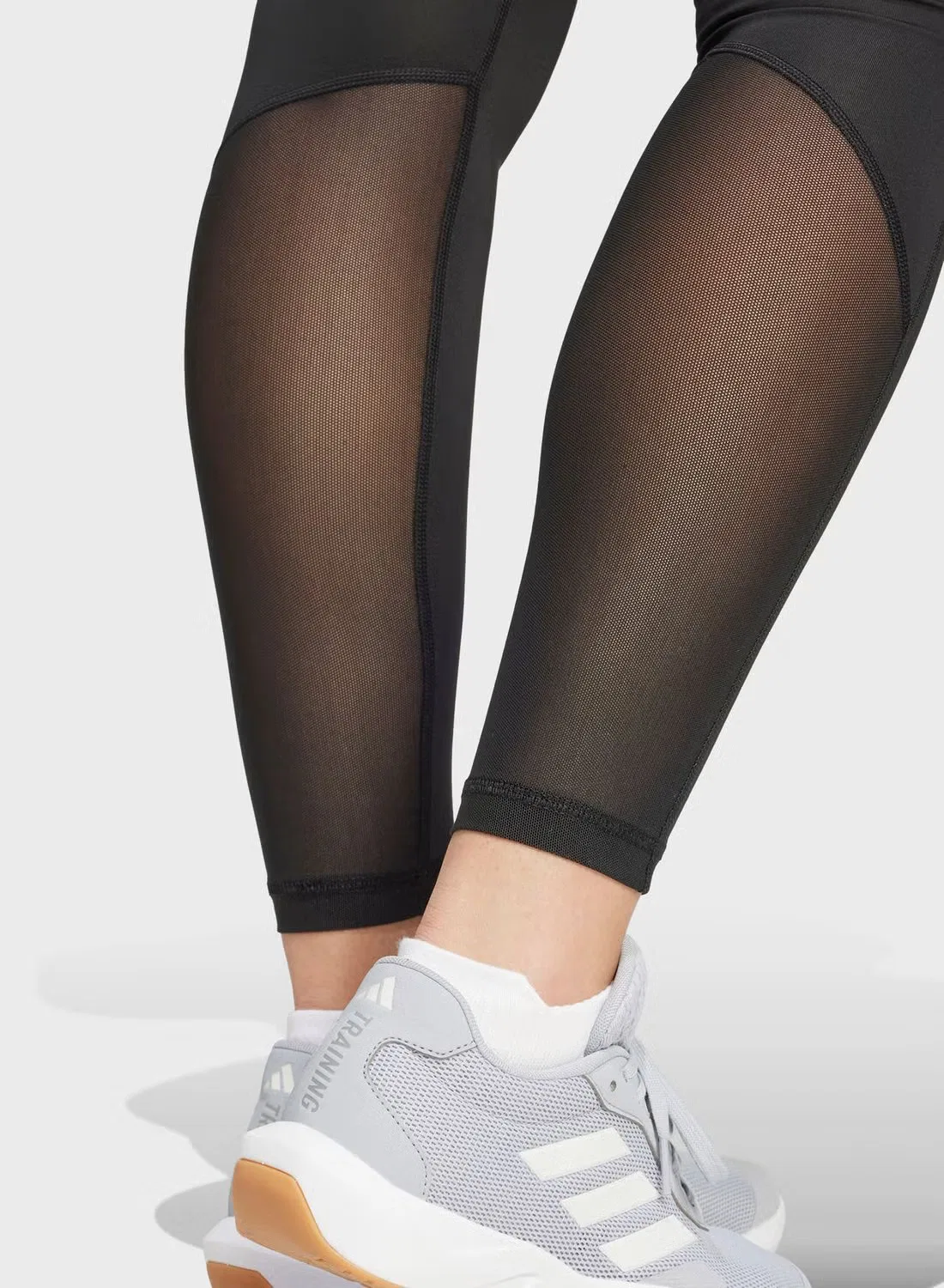 Леггинсы компрессионные с технологией AEROREADY Tf stash 1/1 l Adidas, черный — фото 4