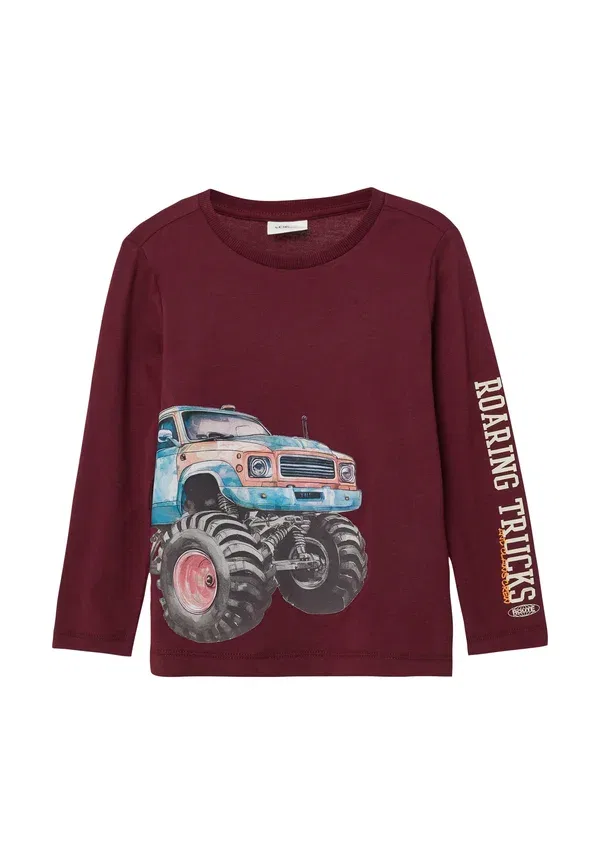 Футболка с длинным рукавом с принтом Long sleeved top S.Oliver, бордовый — фото 4