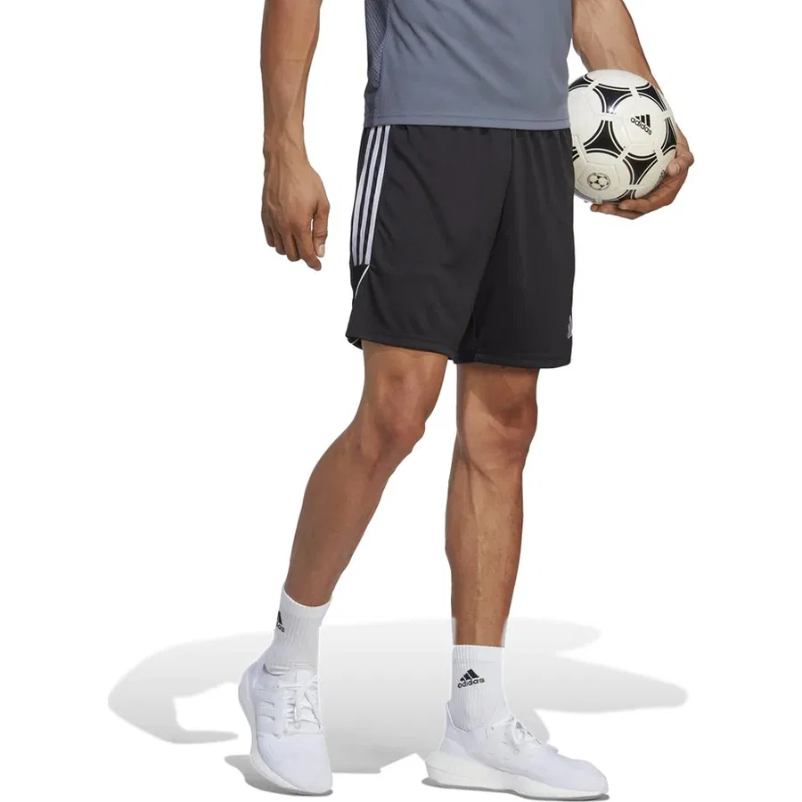 Шорты спортивные с эластичным поясом Tiro 23 Sho adidas, Черный — фото 3