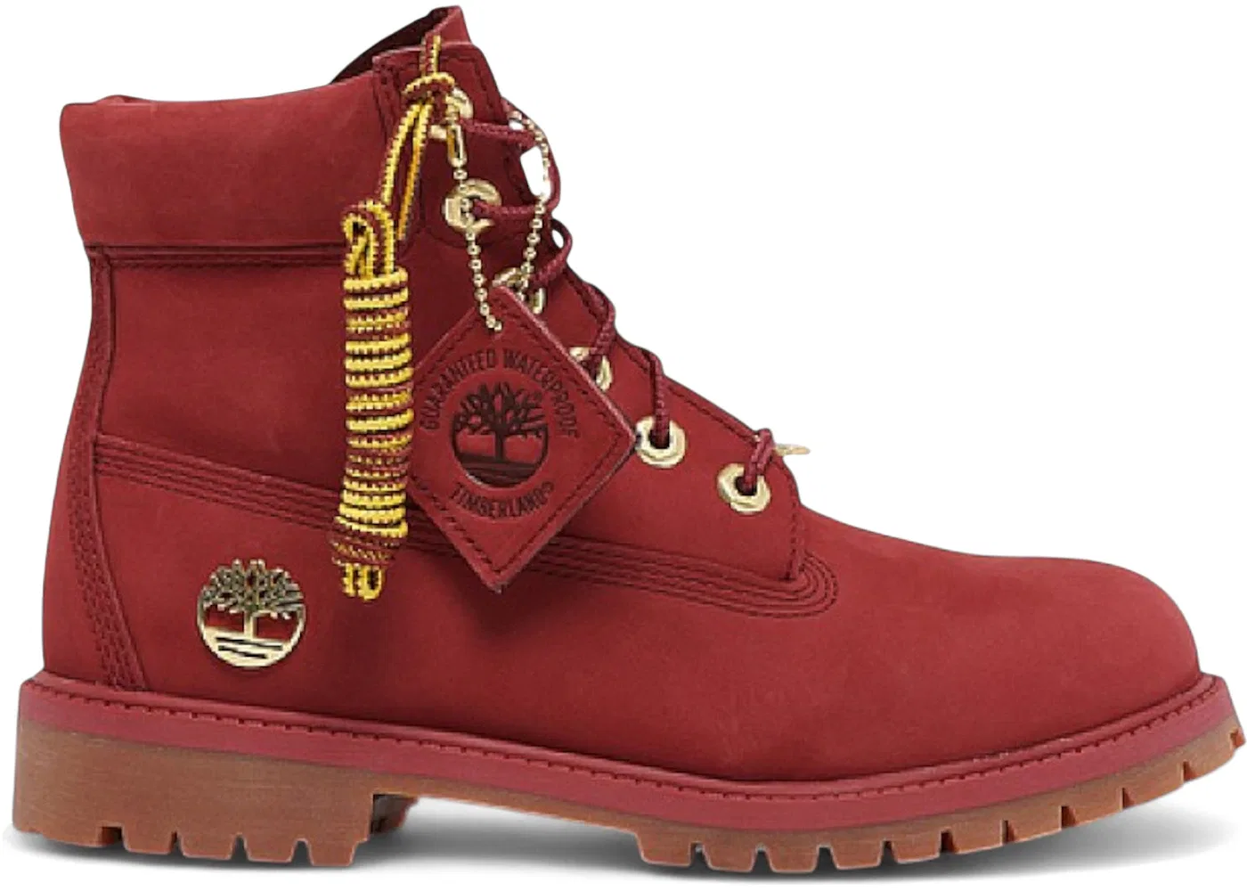 Детские ботинки водонепроницаемые Timberland 6" Premium Waterproof Boot, Burgundy