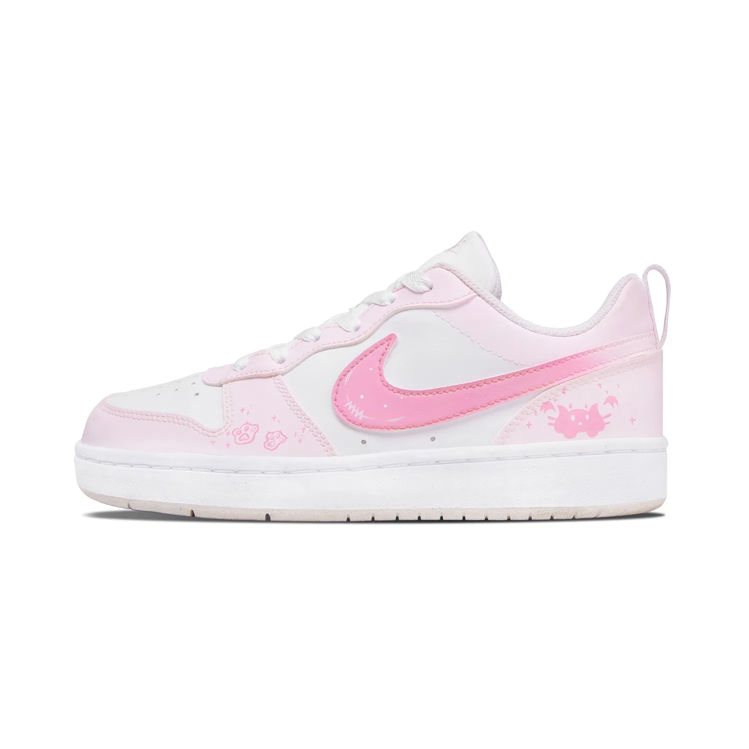 Детские скейтбординг-кроссовки с принтом Pink Nike