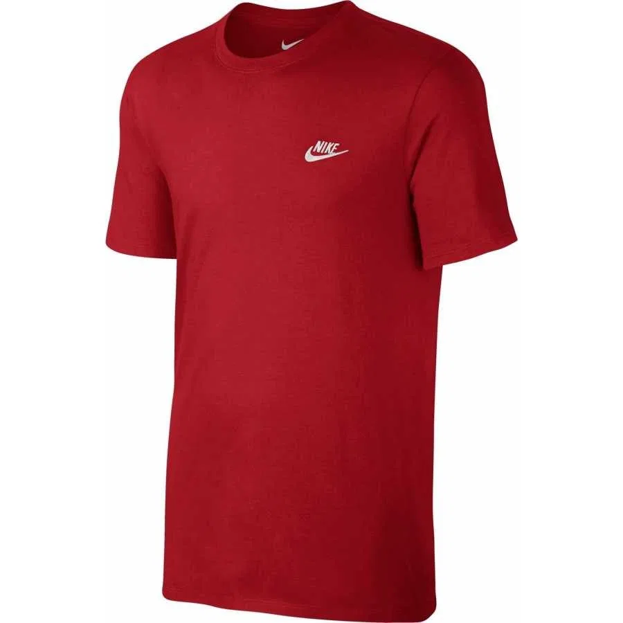 Футболка с принтом Club Embrd Nike, Белый