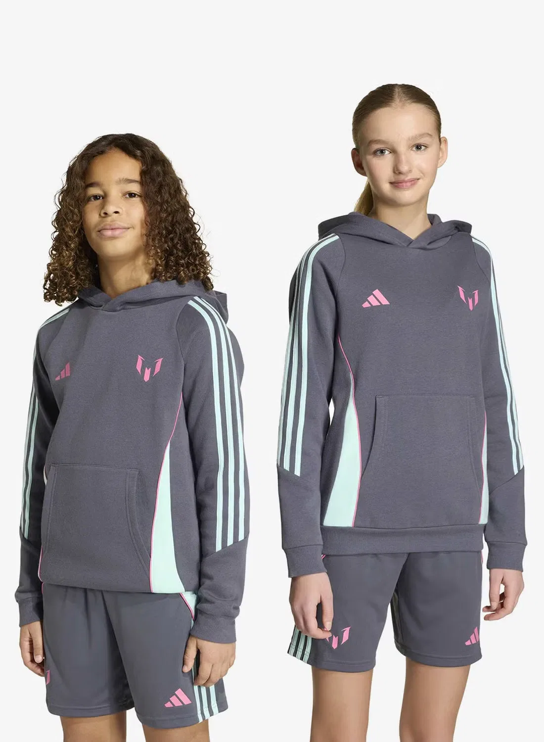Худи с принтом Messi Adidas, синий — фото 3