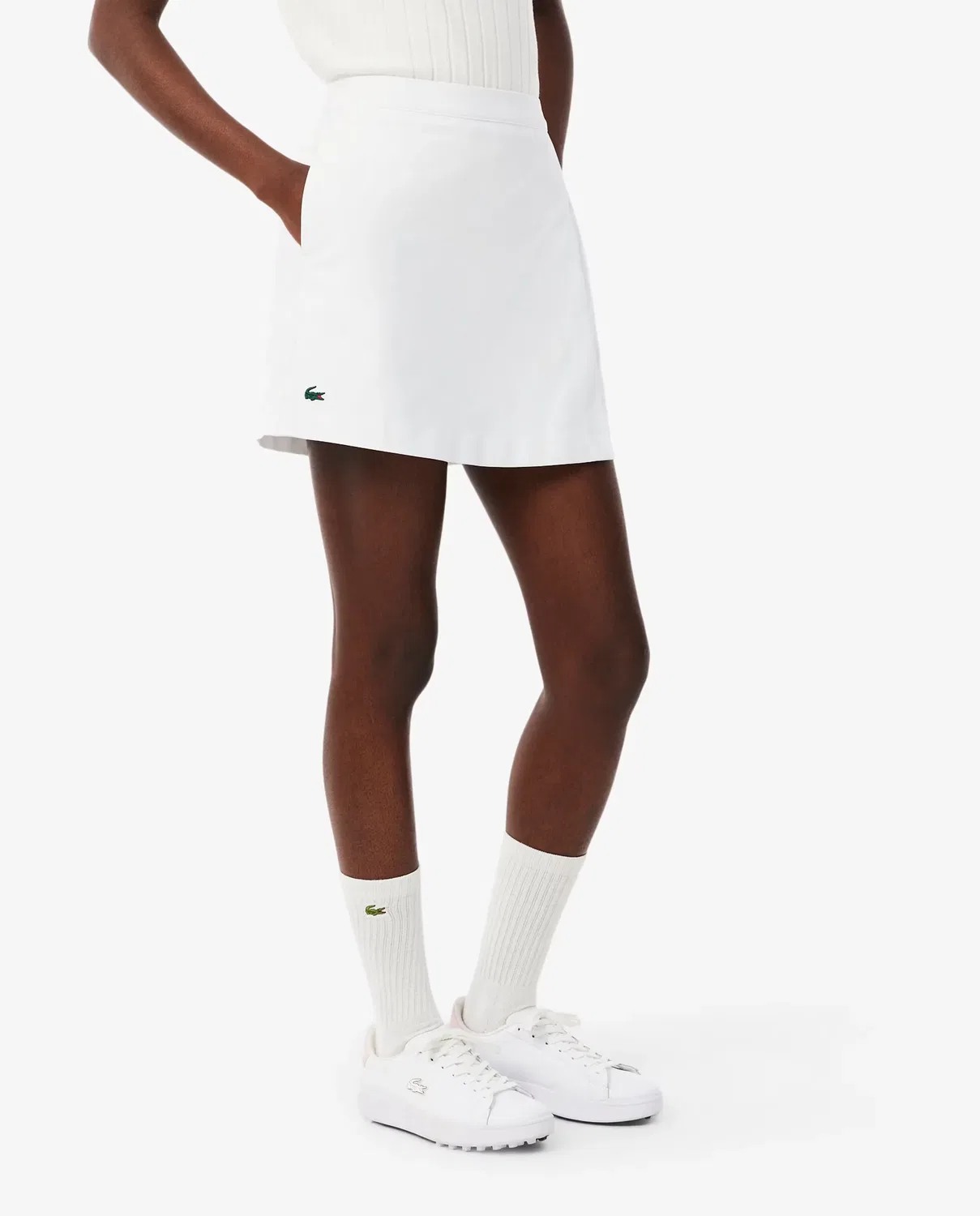 Юбка-шорты Lacoste Blanco для гольфа, с технологией Ultra Dry — фото 3