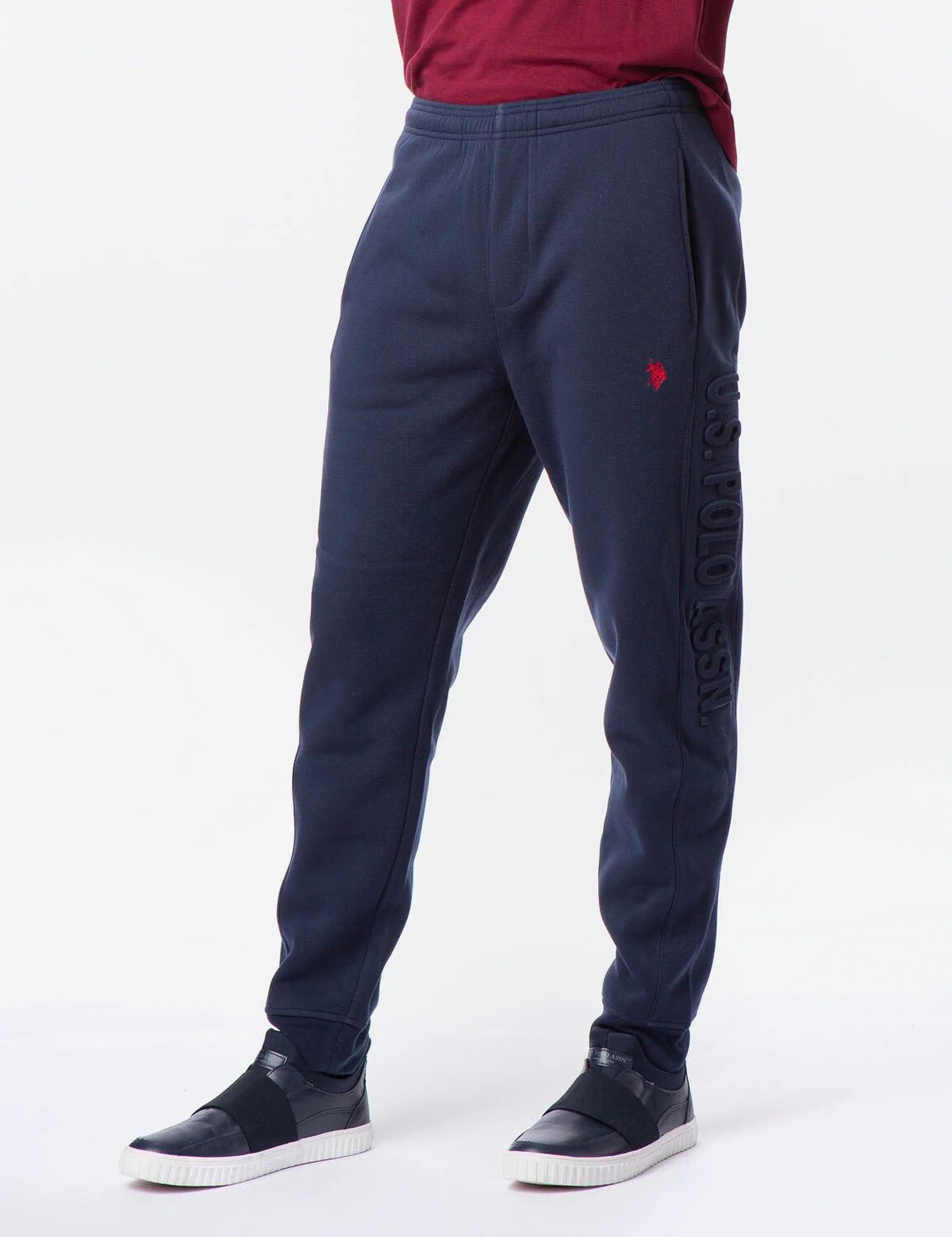 

Брюки U.S. Polo Assn.Embossed Logo Jogger, синий