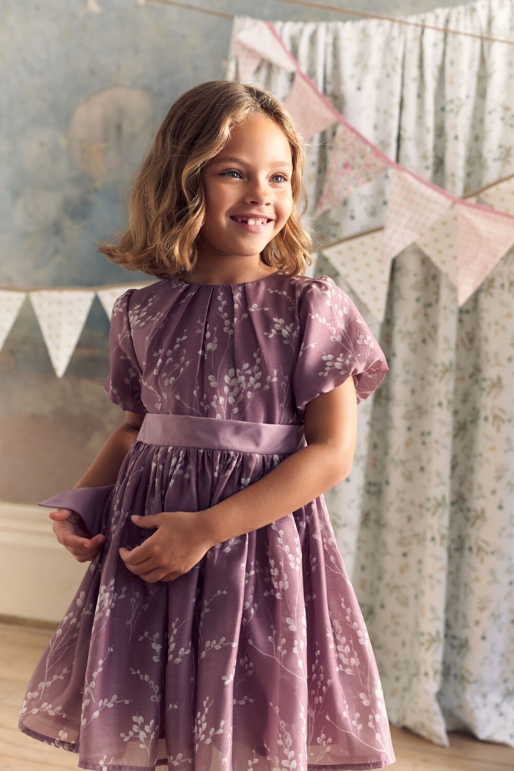 

Платье для выпускного из органзы Laura Ashley, розовый