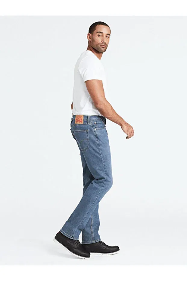 Мужские джинсы прямого кроя 514 Straight Men's Jean Trousers Stonewash Levi'S, Med Indigo - Flat Finish — фото 2