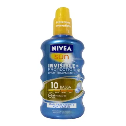 Солнцезащитный спрей Nivea Sun Invisible Protection, 200 мл