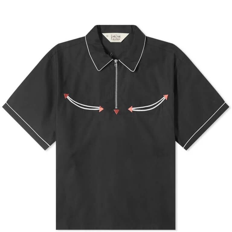 

Рубашка Brain Dead Flying Tiger Short Sleeve Western, черный