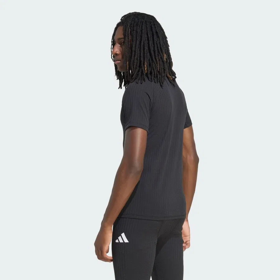 Футболка термобелье Terrex Xperior CLIMA365 Shortsleeve Baselayer adidas, Бело-оранжевый — фото 2