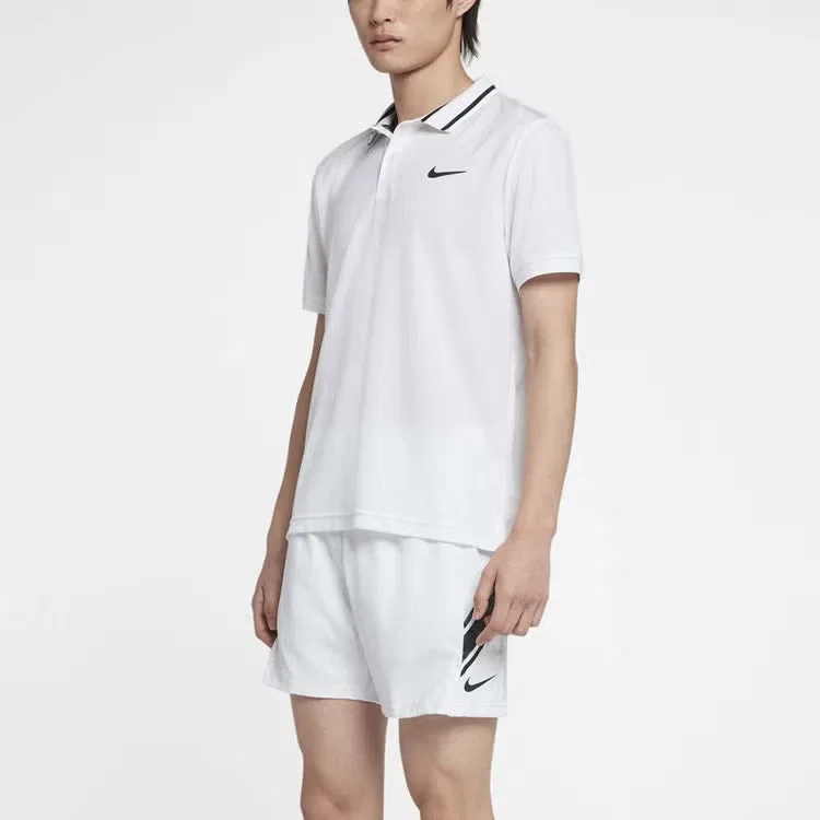 Поло с коротким рукавом Nike AS Men's NKCT Dry Polo Pique, белый — фото 2