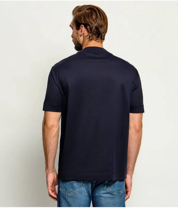 Мужская футболка с круглым вырезом Regular Fit Emporio Armani, Blu Marino — фото 3