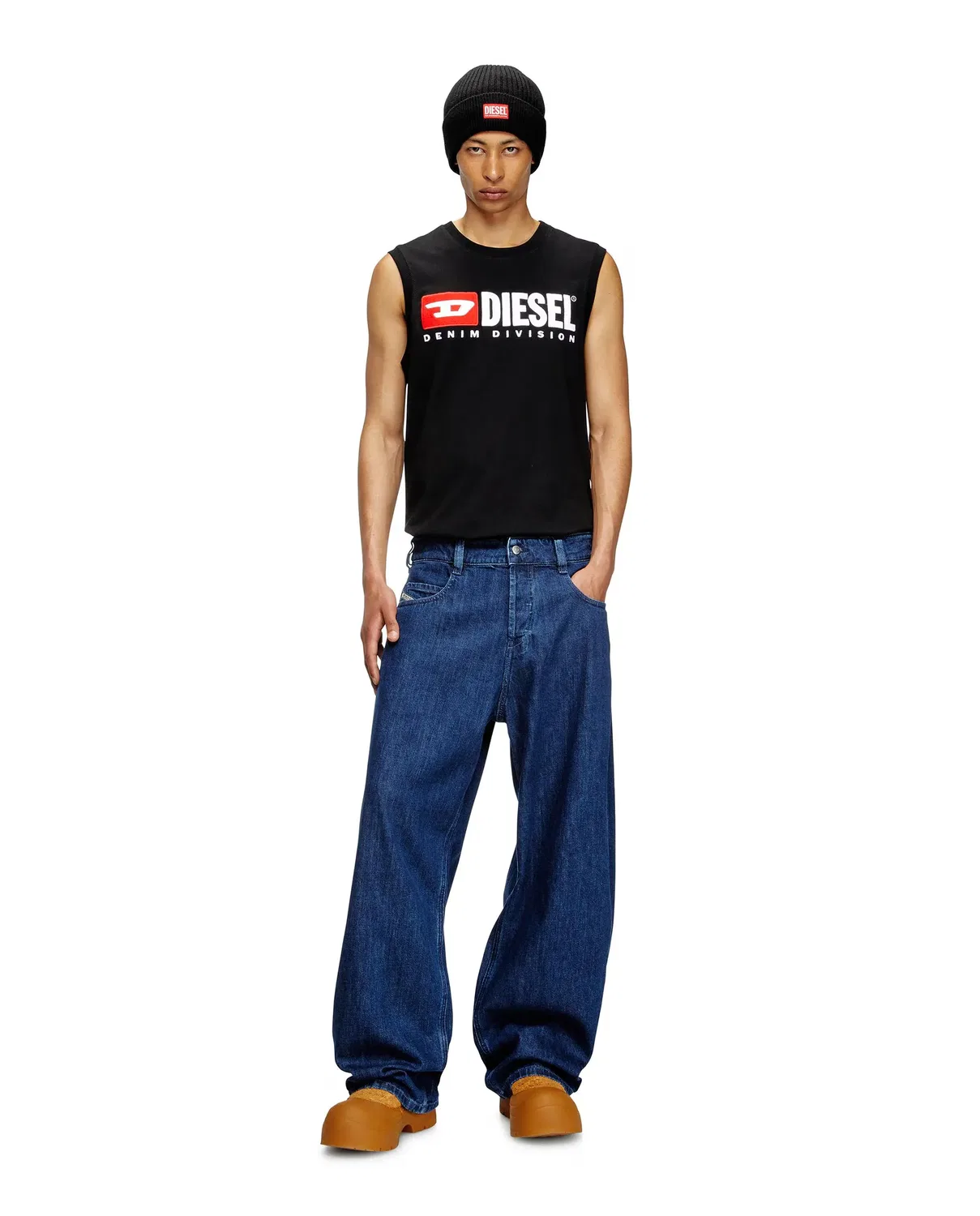 Мужские джинсы свободного кроя Diesel, Azul Denim — фото 4