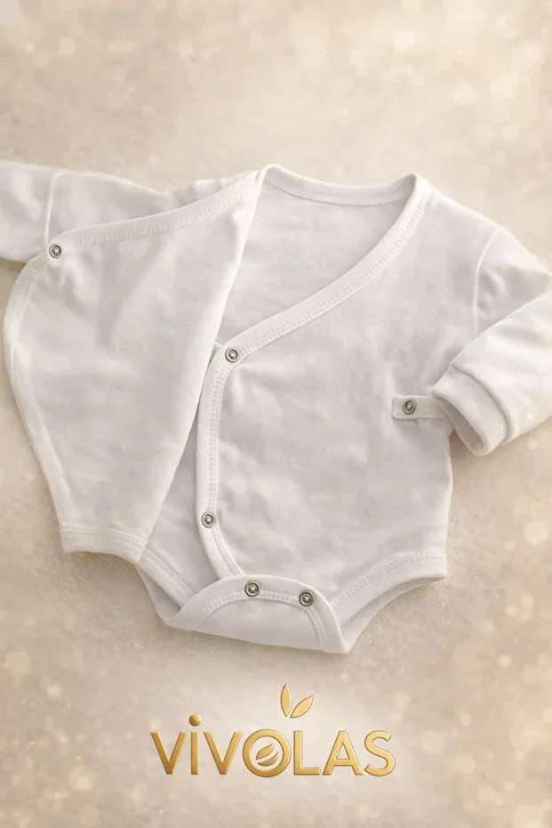 Детский комплект боди с длинным рукавом Basics Vivolas, Girl Set — фото 3
