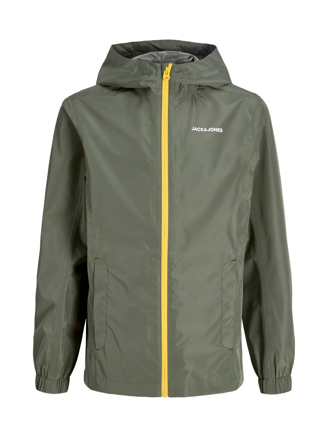 Дождевик легкий JACK & JONES Junior, зеленый — фото 4