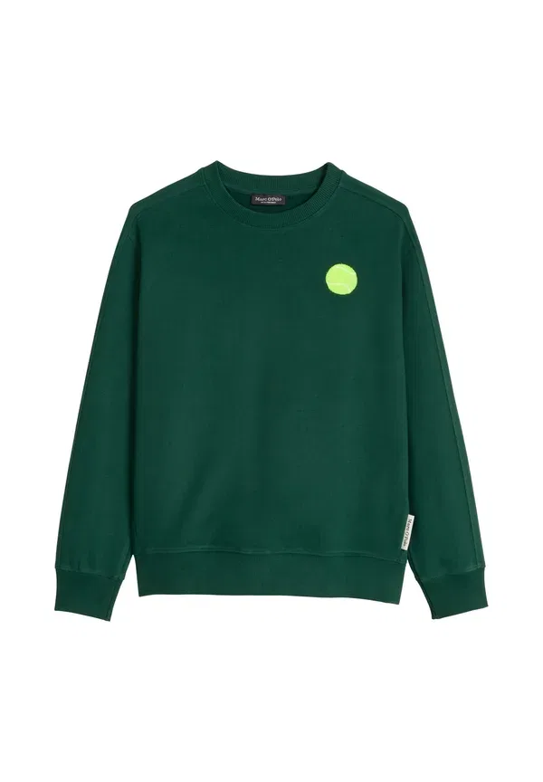 Свитшот хлопковый Unisex, травяной зеленый Marc O'Polo
