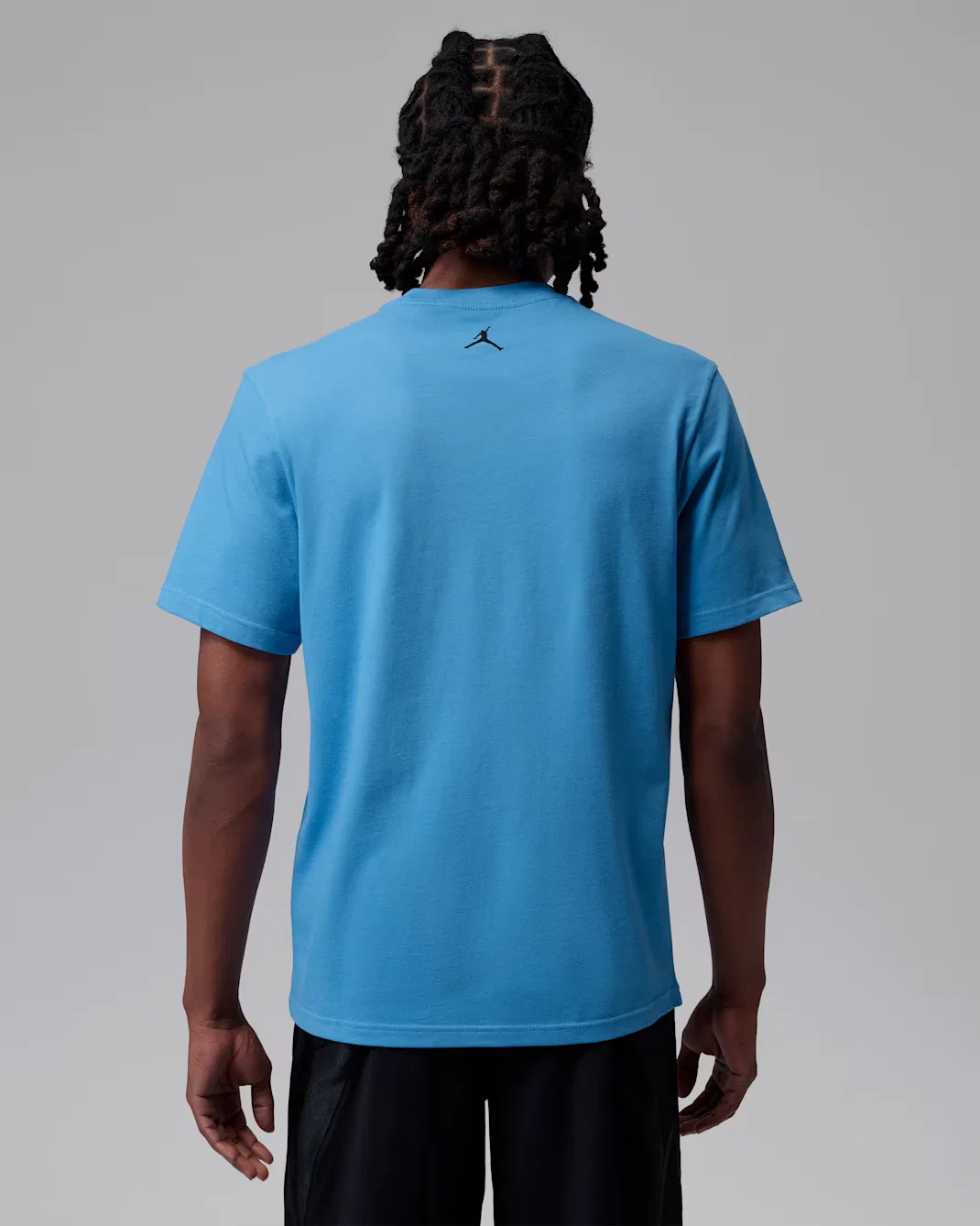 Мужская футболка Dri-FIT с графическим принтом Jordan Sport, Blue Beyond/Black — фото 2