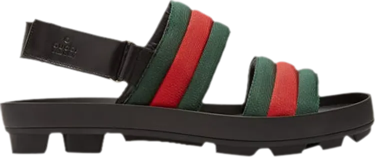 

Кроссовки Gucci Web Sandal Black, черный