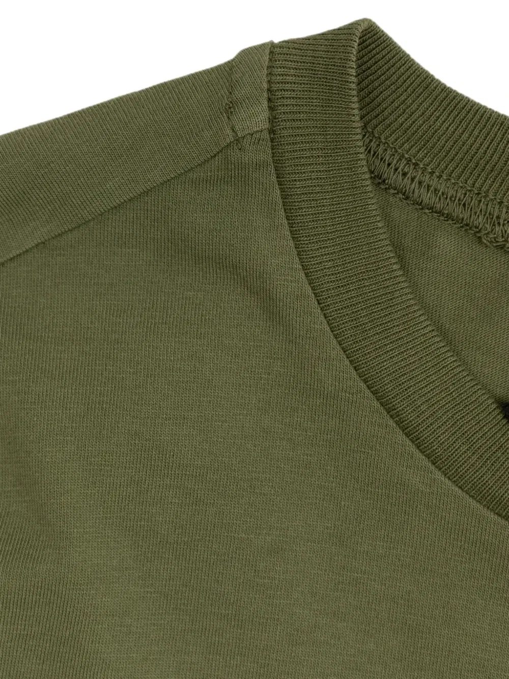 Футболка с нашивкой-логотипом Stone Island Junior, зеленый — фото 3