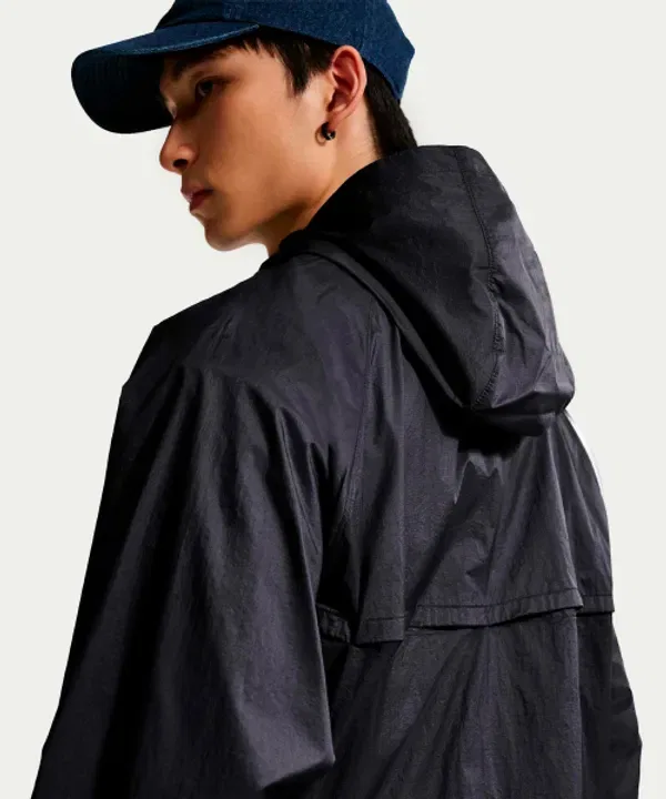 Тренировочная куртка Windrunner Unlined Full Zip UV, Nike, черный, белый — фото 2
