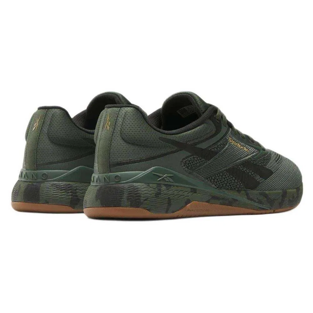 Детские кроссовки для девочек с мягкой амортизацией Nano X5 Reebok, Grit Green Black Khaki Brown — фото 4