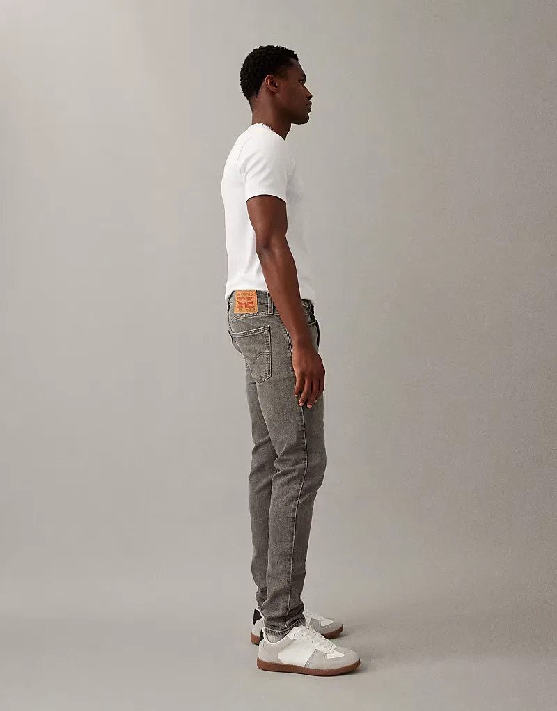 Узкие джинсы Levi's 510 серого — фото 2