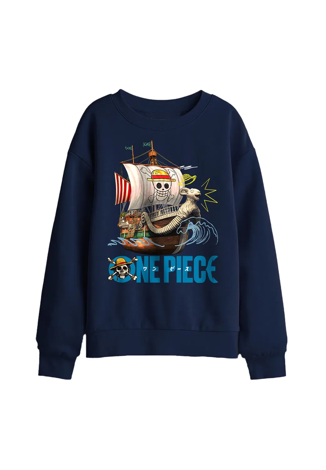 Толстовка One Piece с забавными рисунками Netflix, Dark Blue