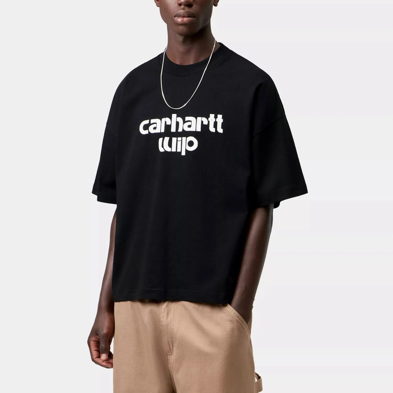 Детская футболка с круглым вырезом Carhartt WIP, Black — фото 4