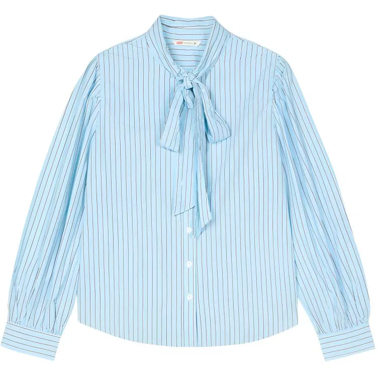 Женская рубашка с воротником Light Blue Levis