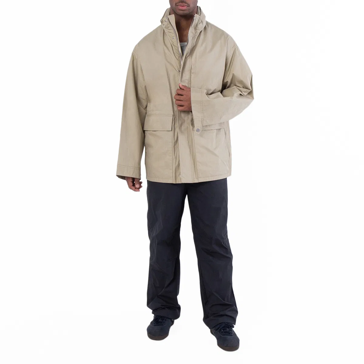 Парка из хлопка с вышивкой Ekd-Embroidered Cotton Parka Burberry, Hunter — фото 4