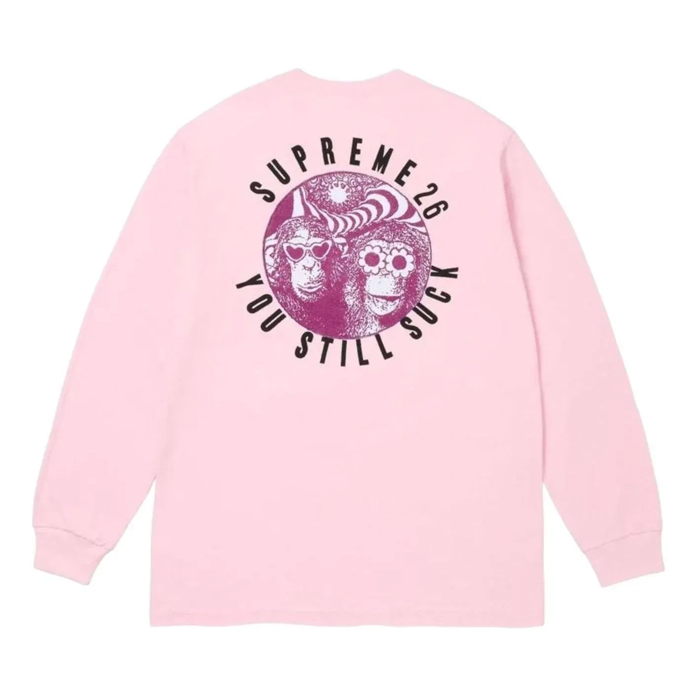 Мужская футболка FW26 You Still Sk L/S T-Shirt 'Light Pink' Supreme, Light Pink