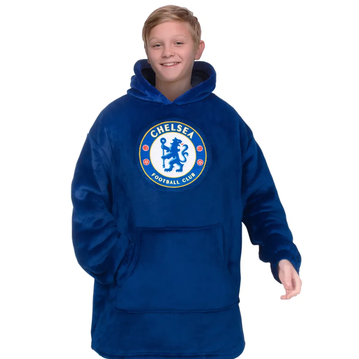 Детское флисовое худи-плед Chelsea Fc, Blue