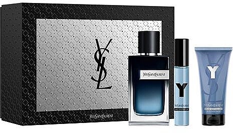 

Парфюмерный набор Yves Saint Laurent Y Pour Homme Set 2022, 3 предмета